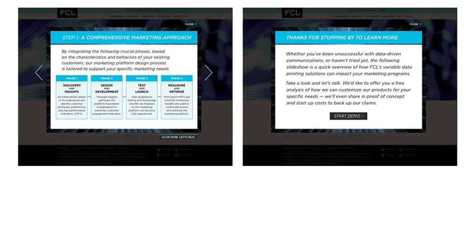 FCL Variable Data Direct Mail to Online Demo2