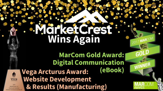 MarketCrest, LLC Wins Vega Digital Award and MarCom Award